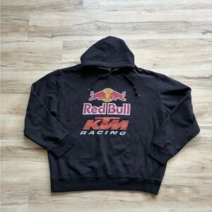 Red Bull KTM Racing Black Hoodie Casual Loungewear Fandom